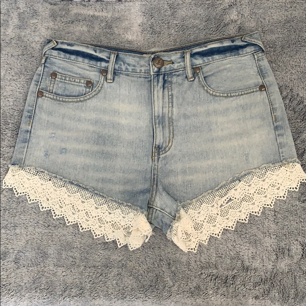 Free People Jean Shorts